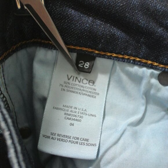 Vince Dylan Dark Classic Skinny Jeans - Picture 5 of 10